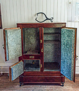 19th century ice box example (Photo by Joe Harrison)